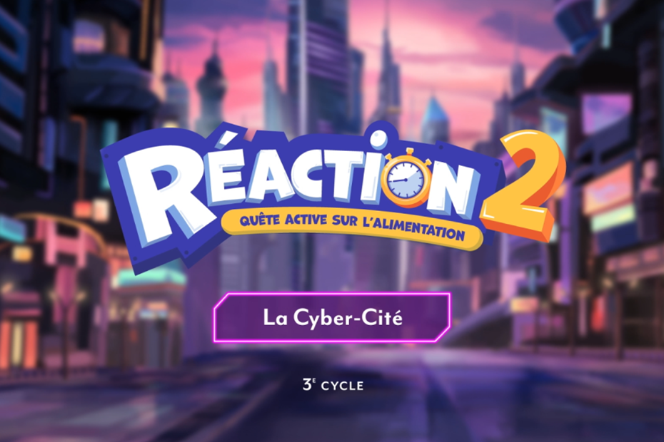 Réaction 2 : Mission 1 – La Cyber-Cité