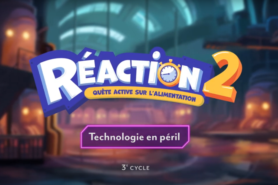 Réaction 2 : Mission 2 – Technologie en péril