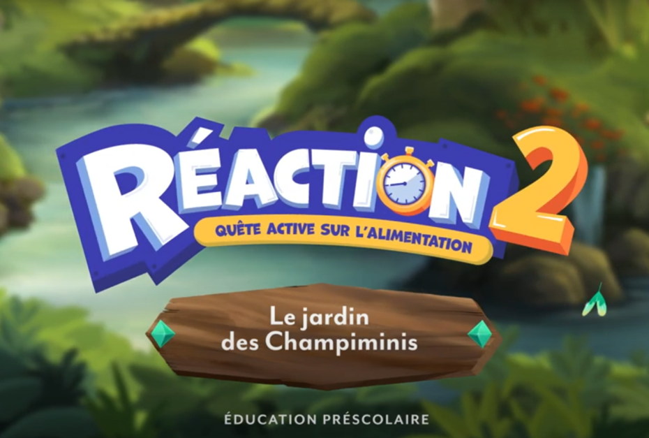 Réaction 2 : Mission 2 – Le jardin des Champiminis