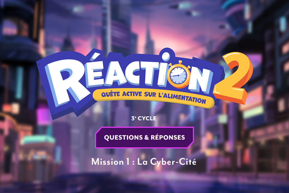 Réaction 2 : Questions et réponses