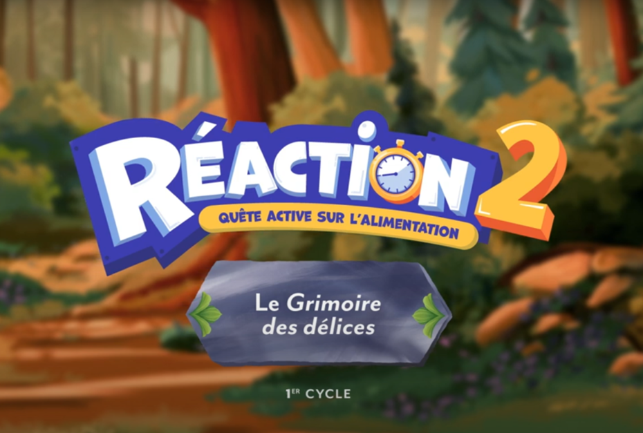 Réaction 2 : Mission 2 – Le Grimoire des délices