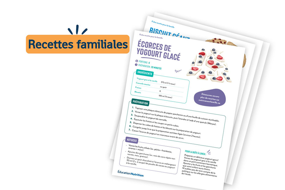 Recettes pour la famille