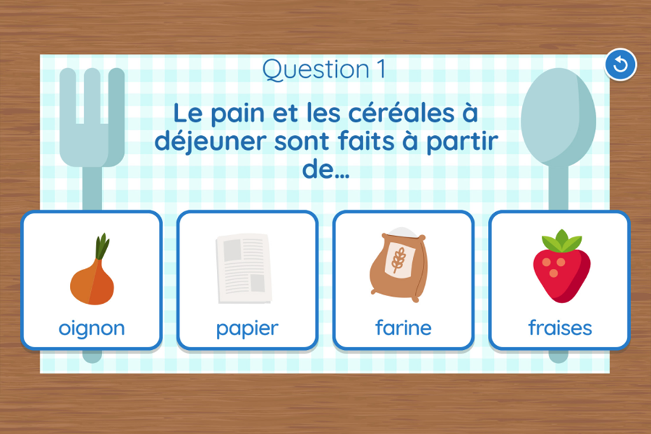 Jeu: Un déjeuner pour bien commencer la journée  