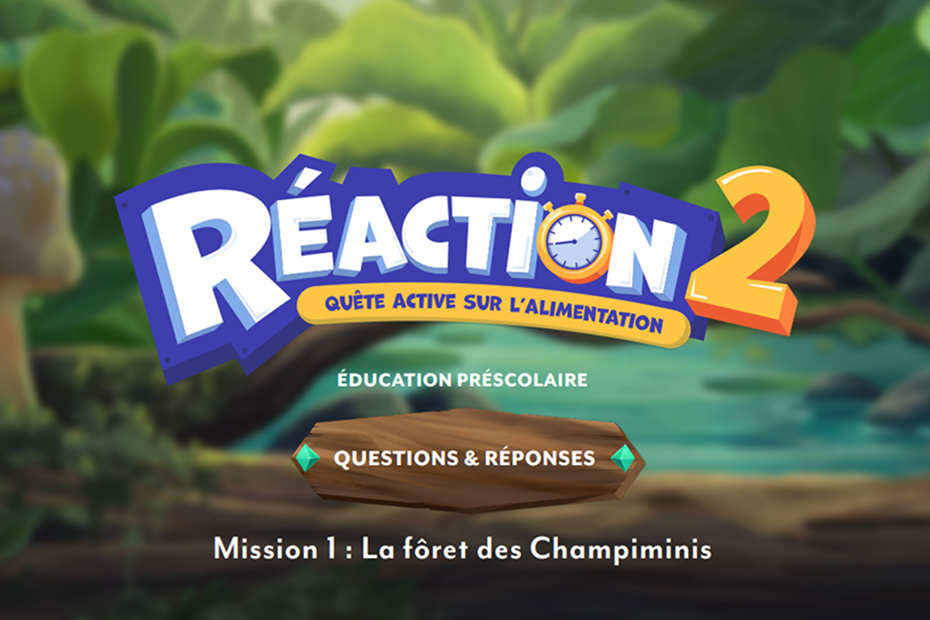 Réaction 2 : Questions et réponses