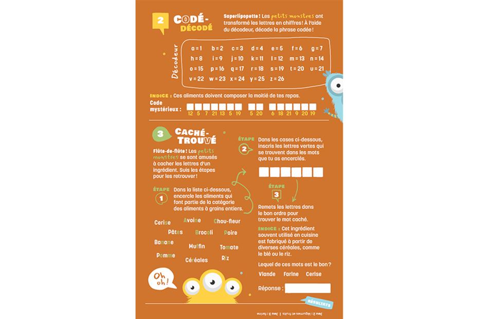 Ressources éducatives sur le Guide alimentaire canadien – 1er cycle