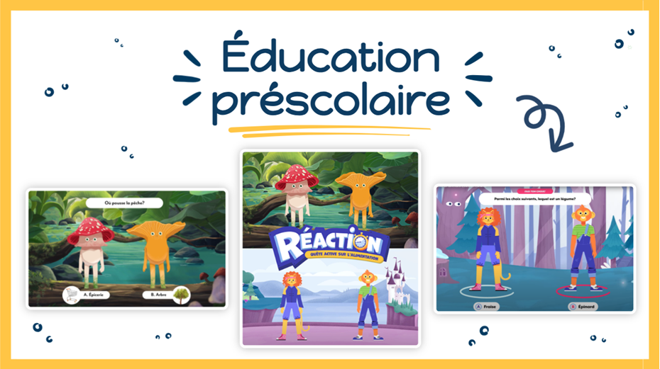 Jeux éducatifs en ligne pour bouger à l’école – Éducation préscolaire