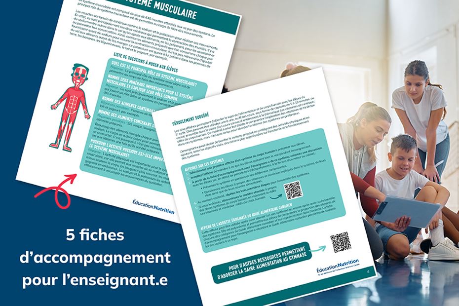 Affiches Les vitamines et minéraux : alliés du corps humain